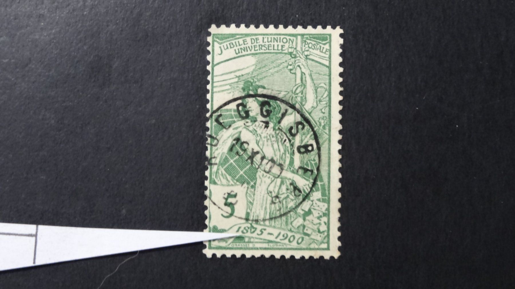 Tutti i francobolli: senkrechter Strich durch 1875   SBK 77B.2.04c  72 – Usato da Anwil venduto da larks