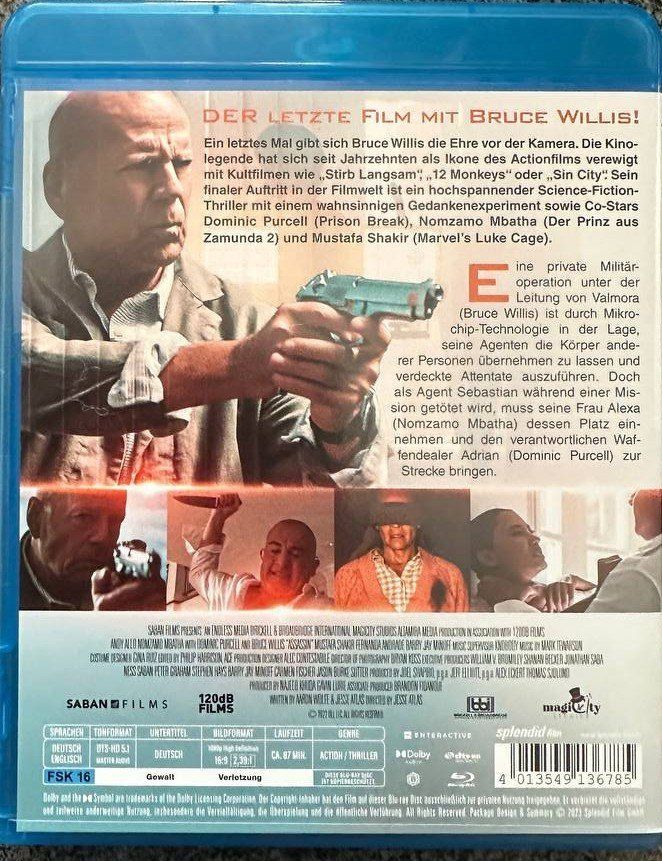 Tutti i DVDs: Assassin Blu-ray Bruce Willis Action Thriller Top – Usato da Beringen venduto da Mantafisch1 1