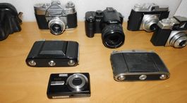 Sammelauflösung - 10 alte / antike Fotoapparate