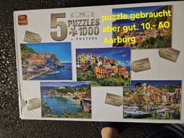 puzzle 5x 1000 teile