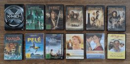 DVD Film Konvolut: Herr der Ringe, Narnia, Pelé, Matrix ...