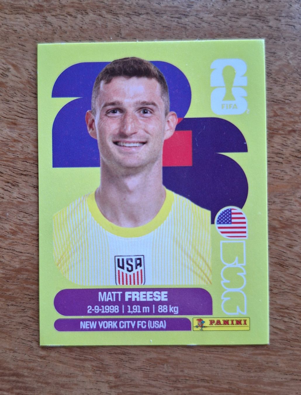 Panini Carte collezionabili: Panini Matt Freese USA 2 – Nuovo (secondo la descrizione) da Romanens venduto da Crocette