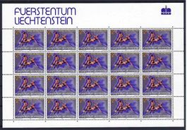 FL 1990 Bogen Fussball WM Italien postfrisch SBK 80.-