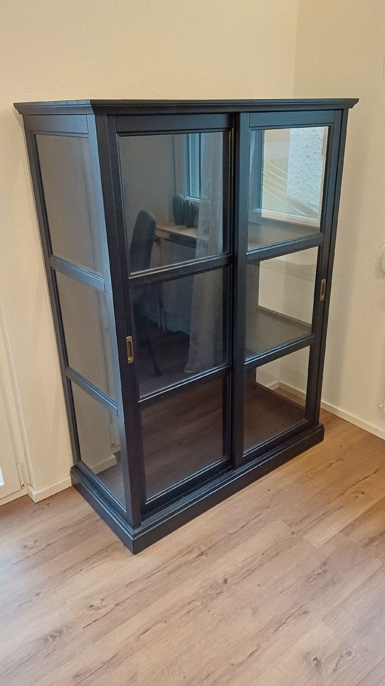 Ikea Vitrinen: Vitrine schwarz – Gebraucht aus Bischofszell von AZauggWirz