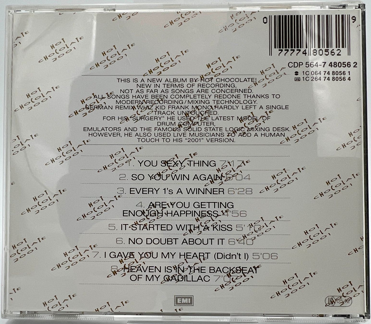 CDs: Hot Chocolate CD - Hot Chocolate - EMI Electrola – Gebraucht aus Häusernmoos von platten-teller 1