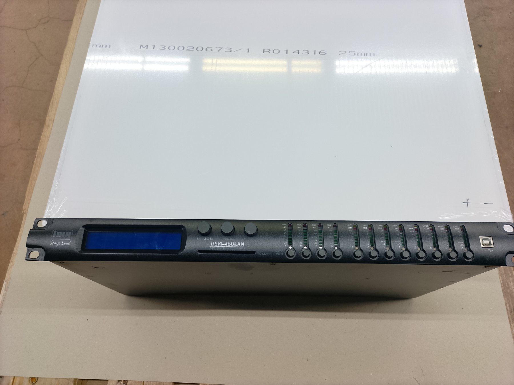 Egaliseurs: Stage Line DSM-480LAN Equalizer – D'occasion à Winterthur par TechnoramaWinterthur