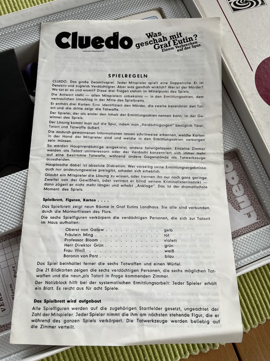 Parker Jeux: Gesellschaftsspiele – D'occasion à Kesswil par prescher4 3