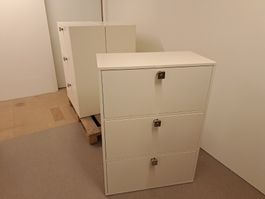 3x Bigla Metallschrank Sideboard Büro/ Werkstatt