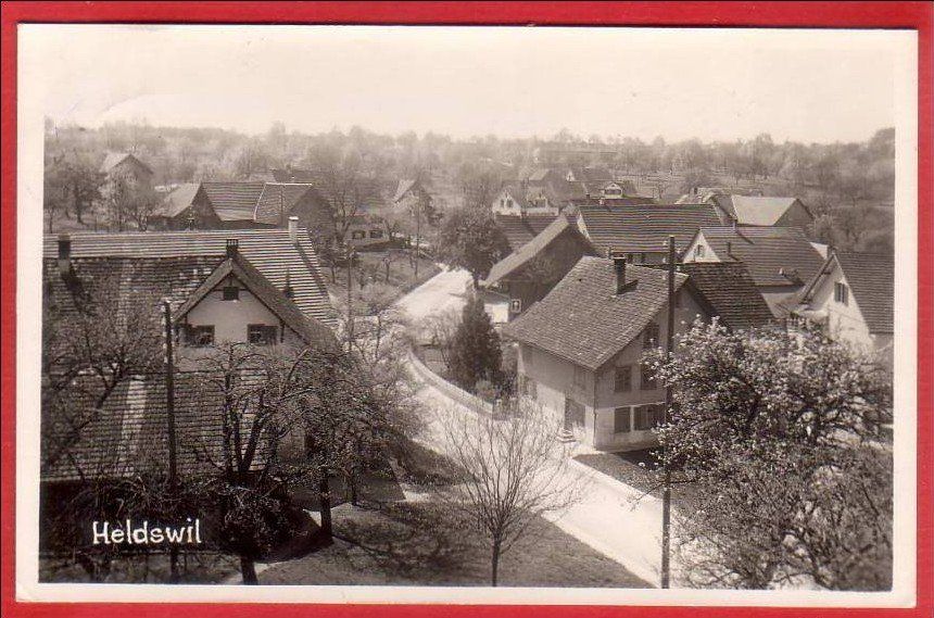 Cartoline postali: HELDSWIL, TEILANSICHT, GUTER ZUSTAND – Usato da Grüningen venduto da Kartensammler
