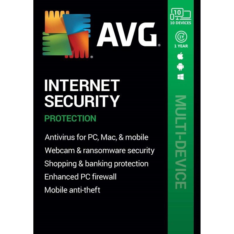 Software: AVG INTERNET SECURITY 10 PC 2 Jahre NEU – Nuovo (secondo la descrizione) da Zürich venduto da phili11