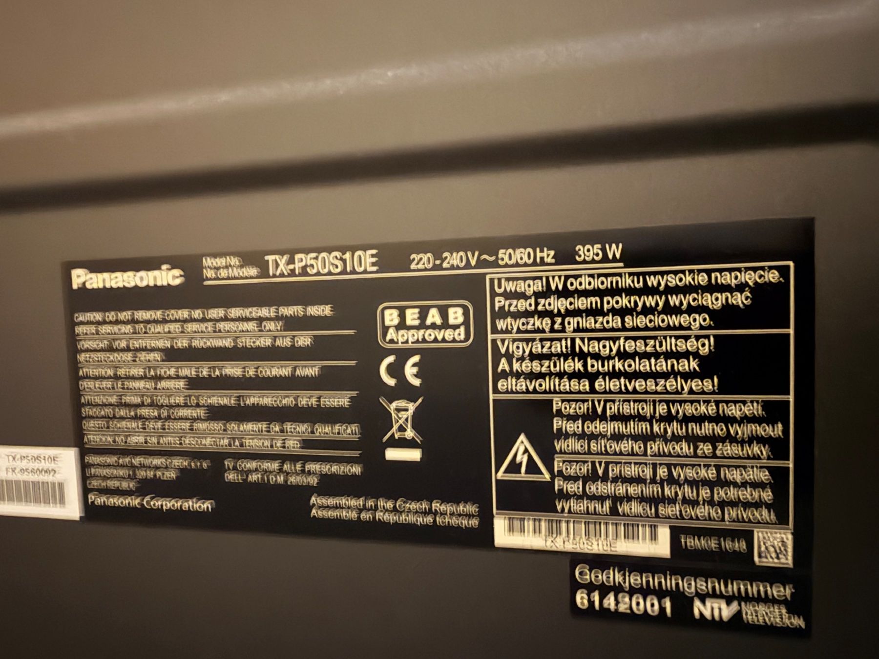 Panasonic Televisori: Vends écran plasma Panasonic Viera – Usato da Lavigny venduto da fdo01 1