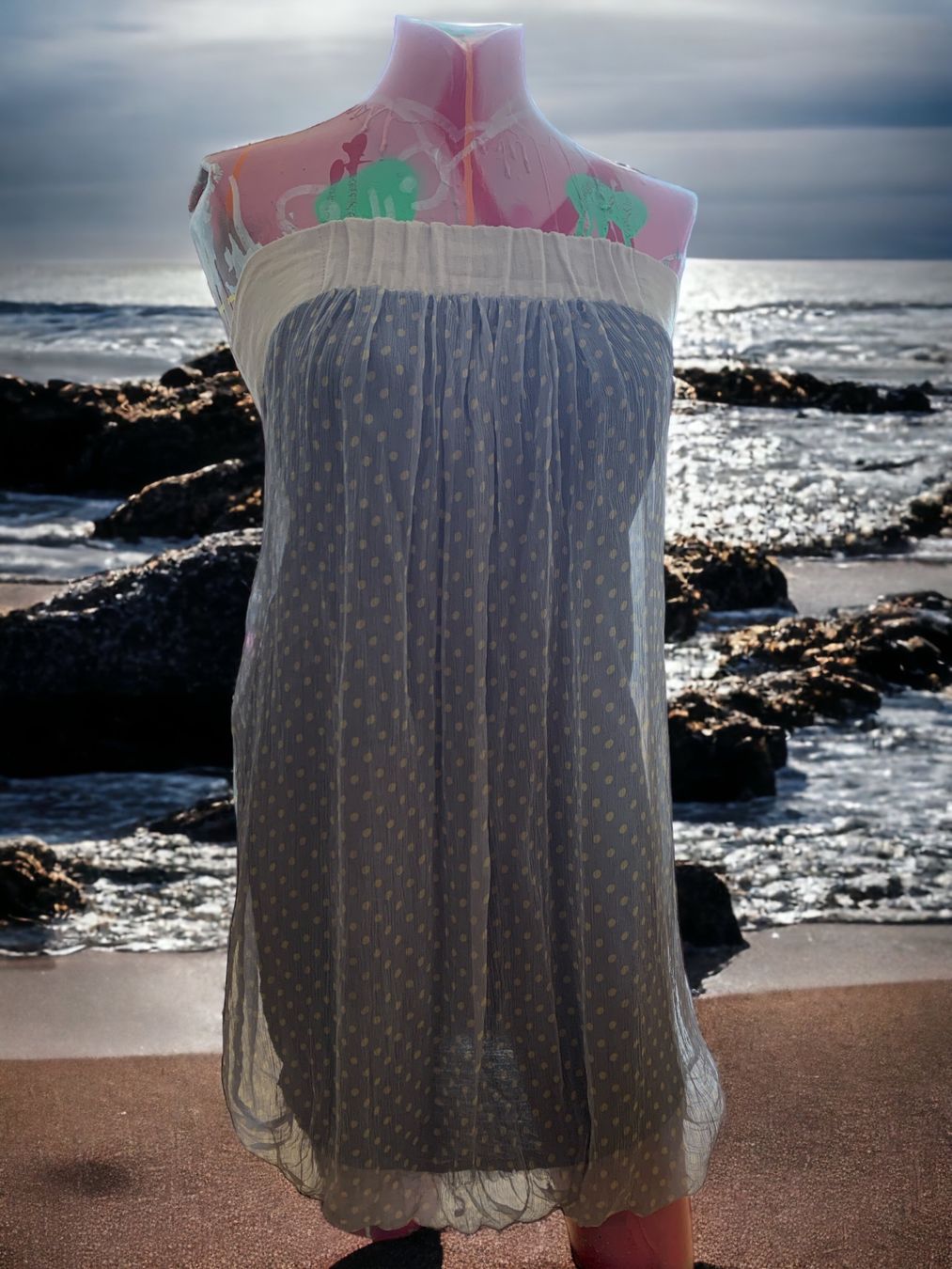 Maje Vestiti: Maje Sommerkleid Seide – Nuovo (secondo la descrizione) da Zuerich venduto da Koralle8 1