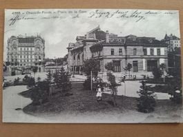 Chaux-de-Fonds Place de la Gare 1910