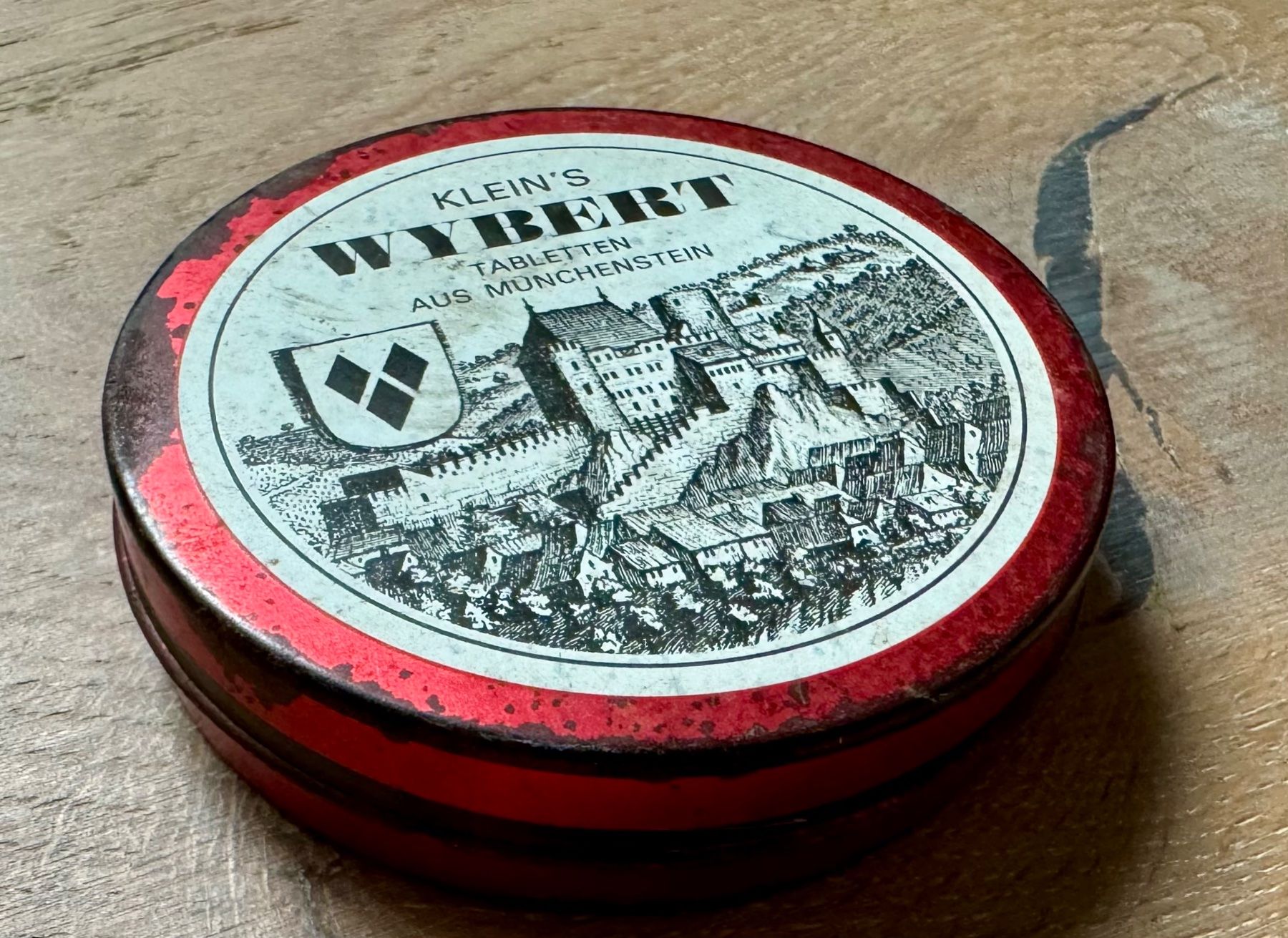 Barattoli: KLEIN'S WYBERT Tabletten Münchenstein - alte Blechdose – Usato da Rothrist venduto da Luckywinner 2