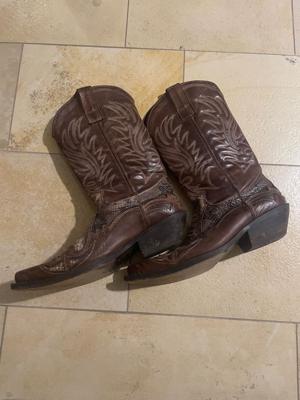 Herrenschuhe: Sendra "Tango" Luxury Western-Boots (Echtes Python-Leder, Ha – Gebraucht aus Zürich von joh_89d8