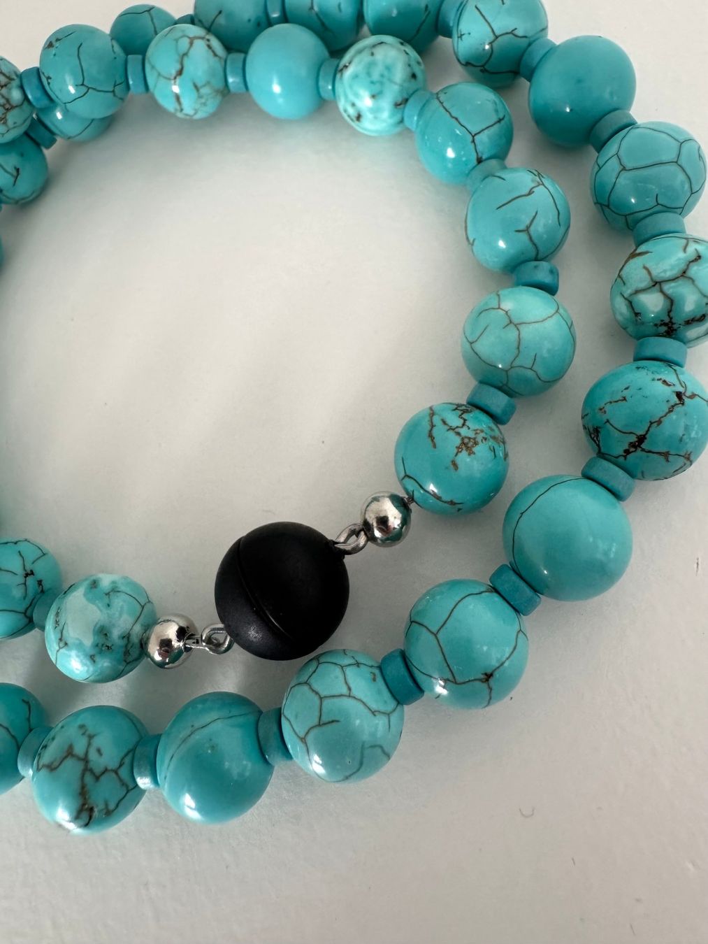 Catenine: Halskette Türkenit, Kunstelemente – Nuovo (secondo la descrizione) da Biberist venduto da tl-schmuck 2