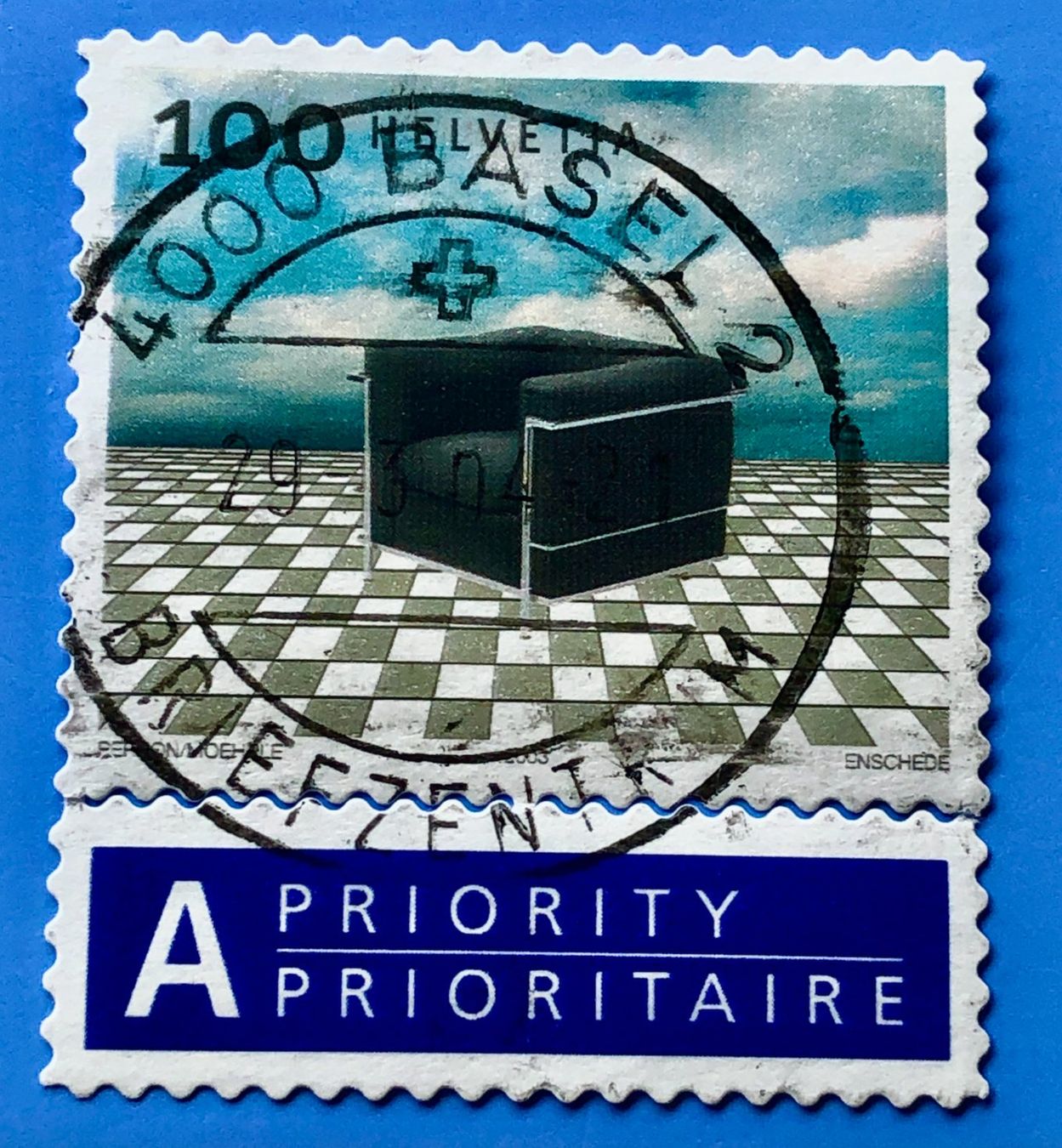 Tutti i francobolli: Nr.1109 mit Stempel Corbusier-Sessel Basel – Usato da Aarau venduto da Billa007