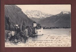 Gare de VEYTAUX - Château de CHILLON - 1904