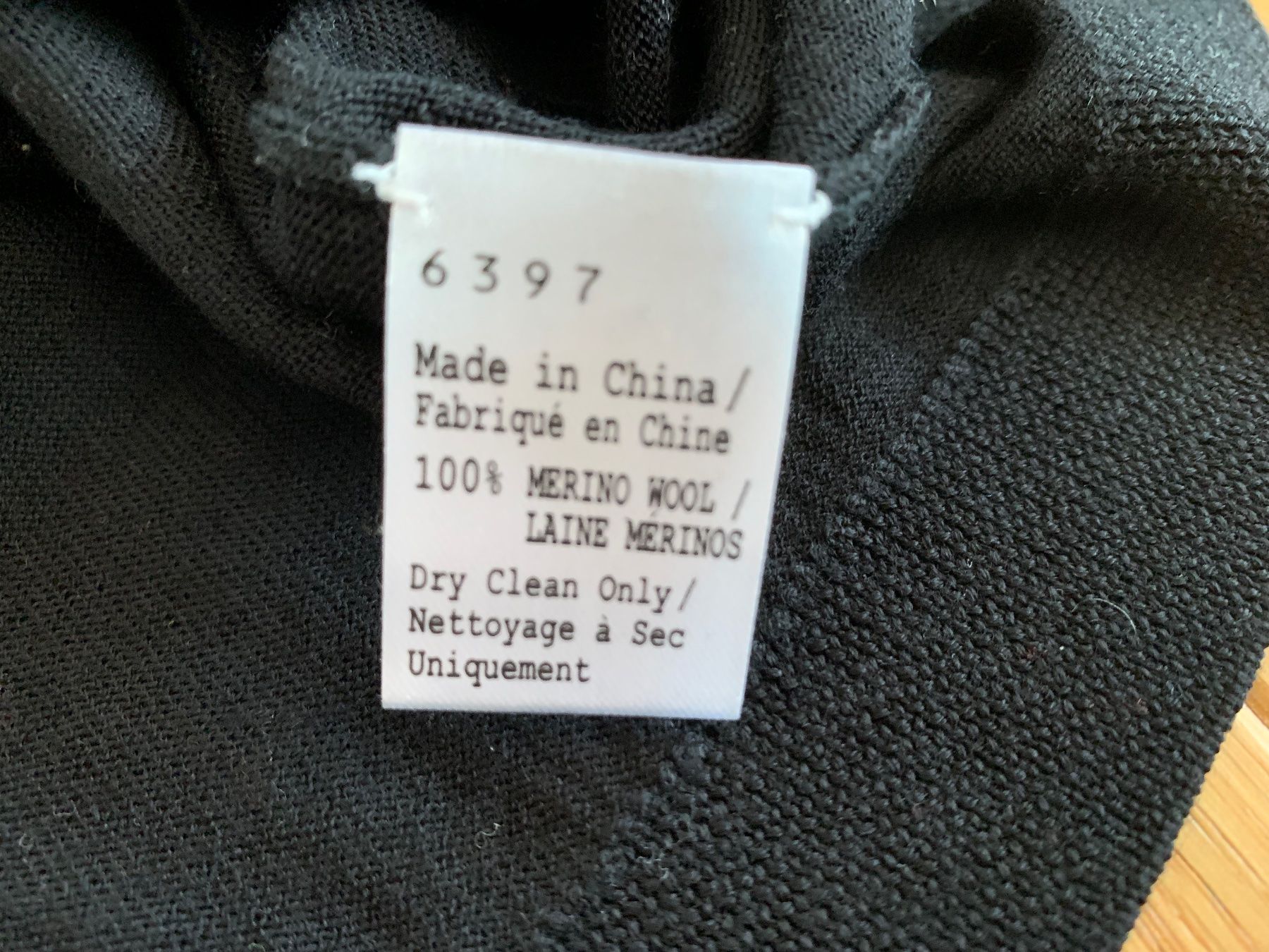 Pullover & Sweatshirts: 6397 100% Merino Pullover schwarz Gr. L – Neu (gemäss Beschreibung) aus Meiringen von Jwash 2