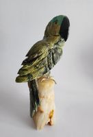 Mineral / Halb Edelstein Papagei, Eule, Tuca Figur, NEU!