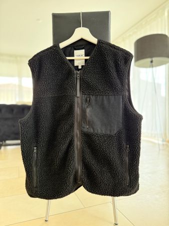 ISOLID Herren Weste, Schwarz, Fleece (Grösse XL)