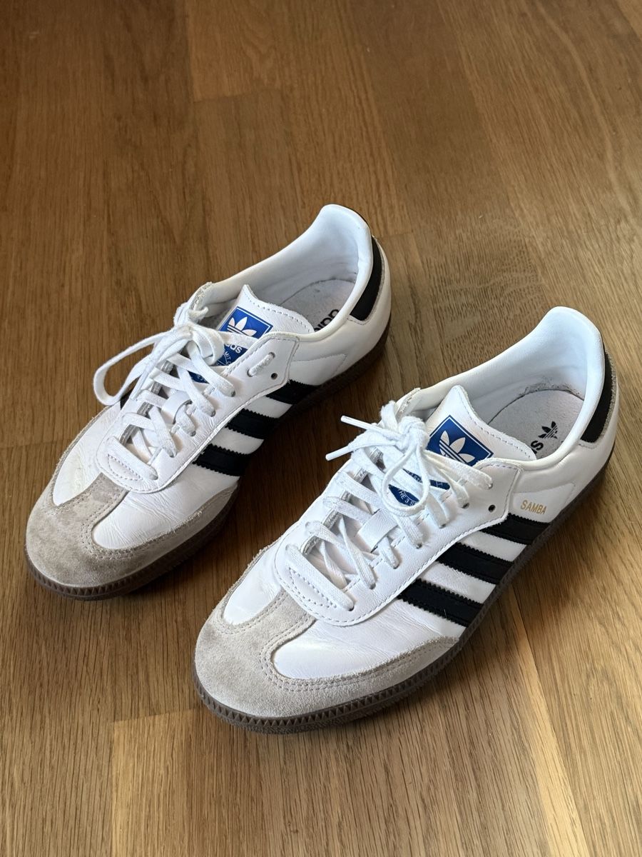 Adidas Scarpe da uomo: Adidas Samba Weiss/Schwarz Grösse 38 – Usato da Hettlingen venduto da lau_9hnp