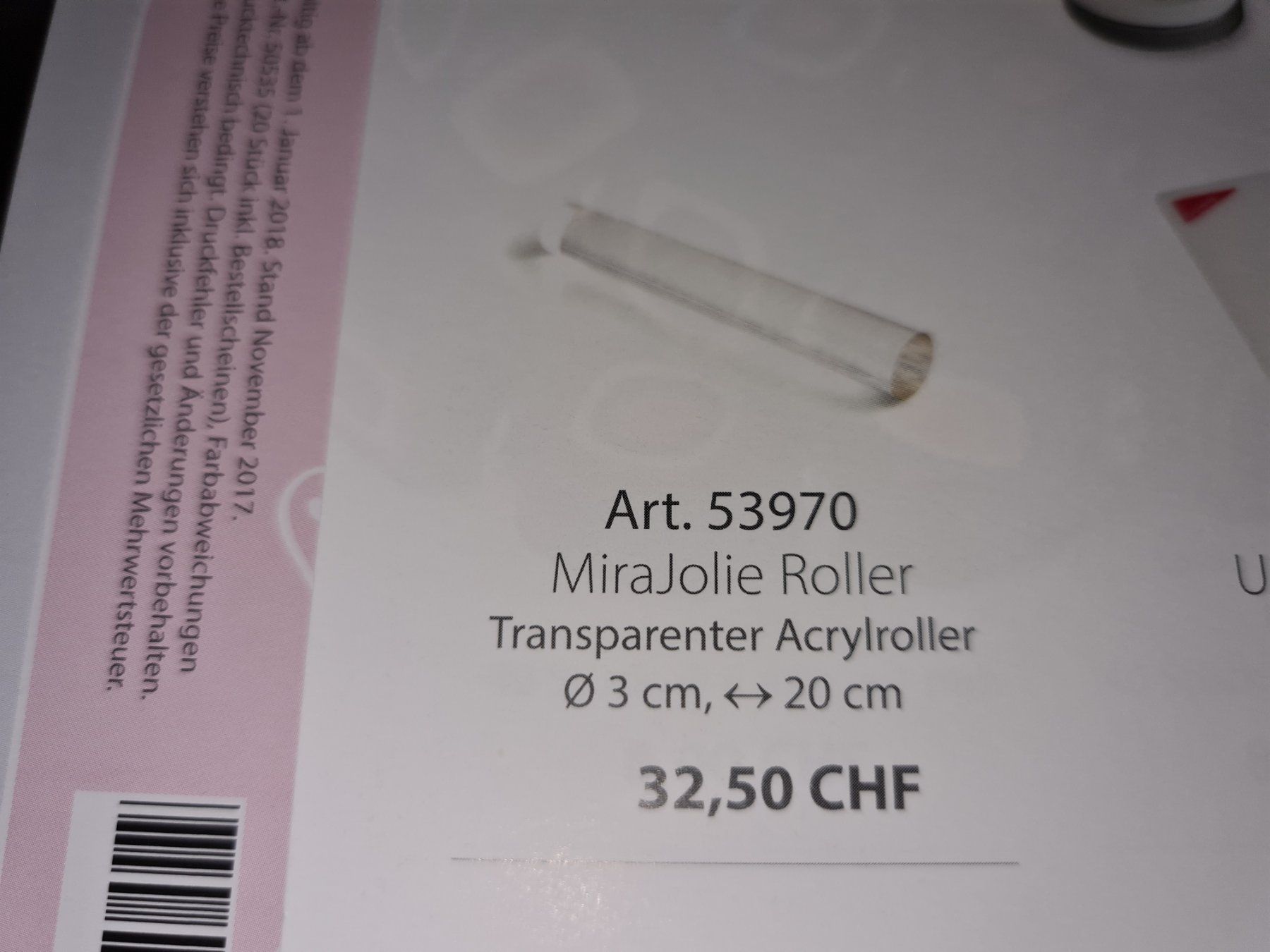 Gonis Materiale per modellare: Gonis MiraJolie Acryl Roller NEU – Nuovo e nell'imballaggio originale da Killwangen venduto da KIANA08