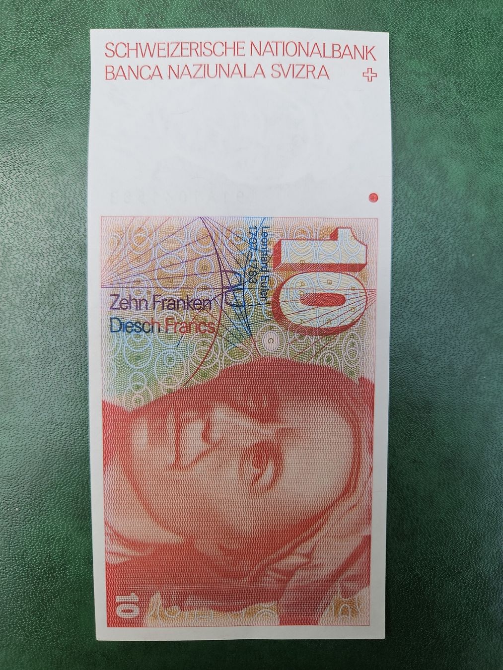 Banconote: Billet de 10 francs suisse – Nuovo e nell'imballaggio originale da Biel/Bienne venduto da echinops 1