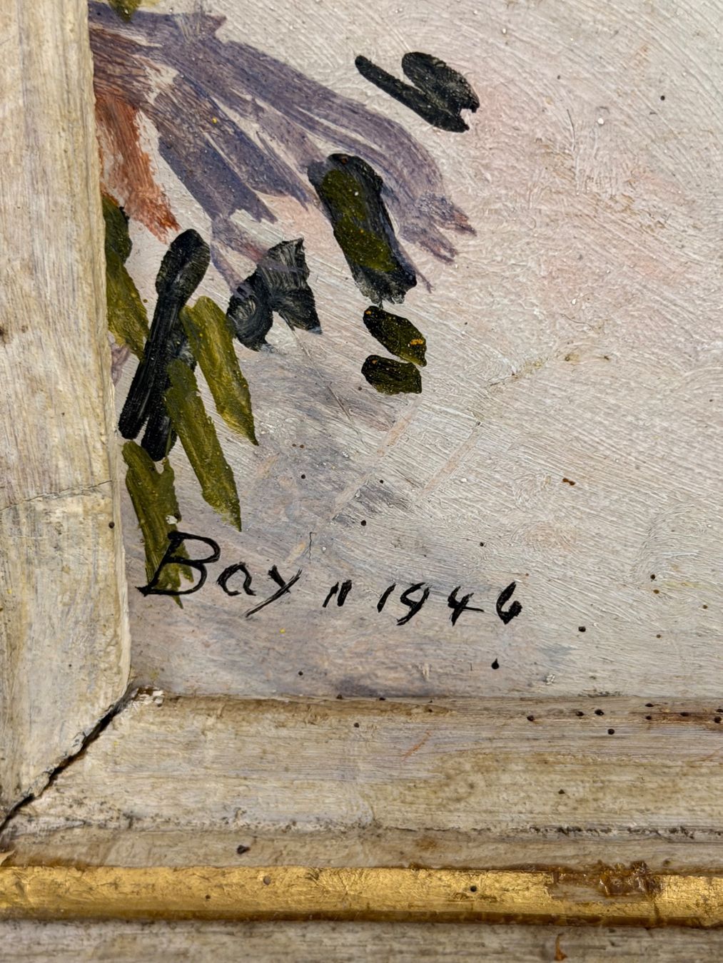 Dipinti: Hanni Bay 1946 ÖlGemälde – Usato da Basel venduto da PAUL_ART 3