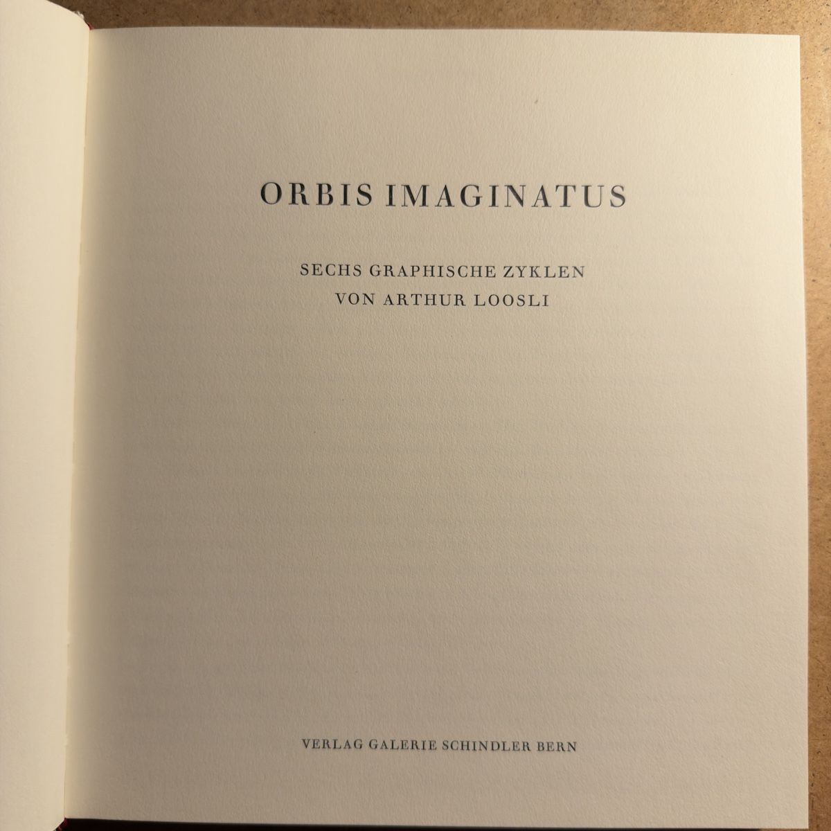 Libri: Bich Orbis Imaginatus Arthur Loosli mit Widmung – Nuovo (secondo la descrizione) da Heimenschwand venduto da rialto1968 2