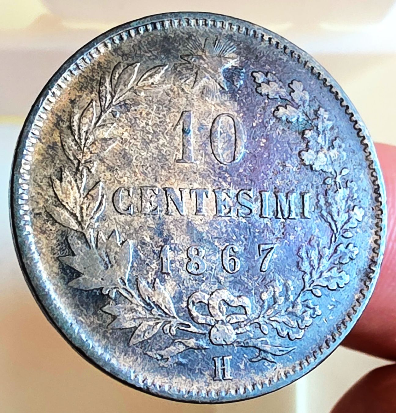 Tutti le monete: ITALIEN 10 CENTESIMI 1867 H – Usato da winterthur venduto da CoinPassion 1