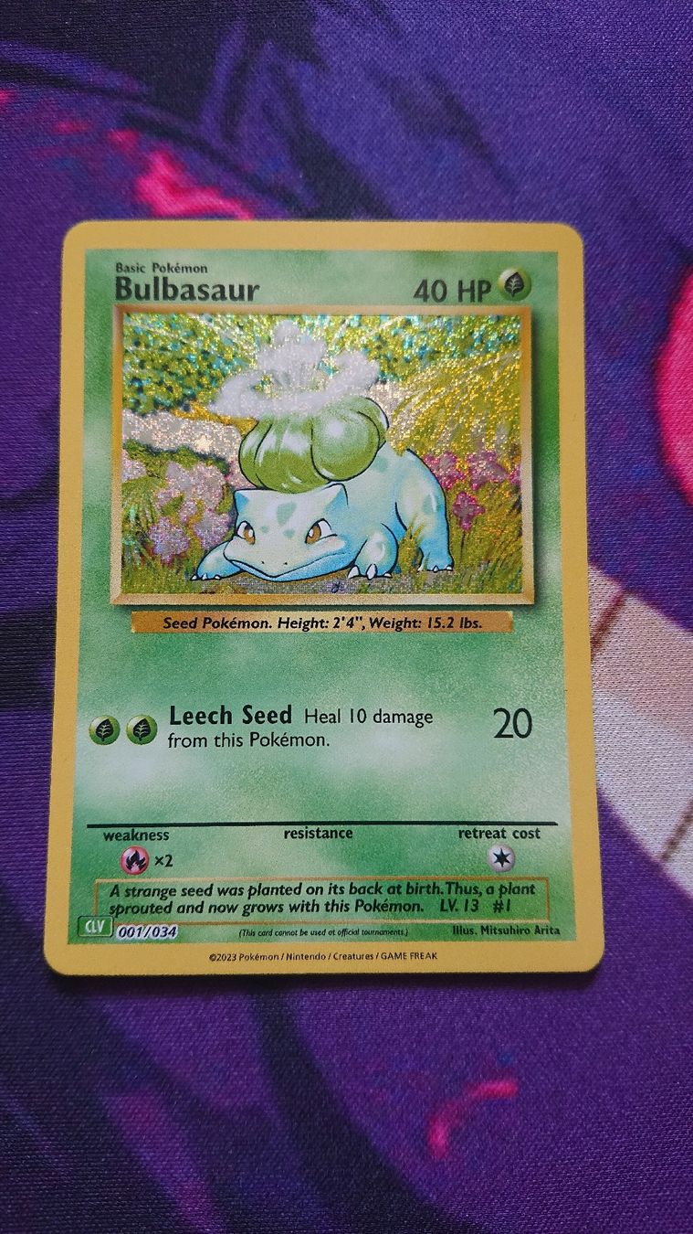 Pokémon Cartes à collectionner: Bulbasaur 001 TCG Classic EN – Neuf (Voir description) à Chur par FreakofRarity