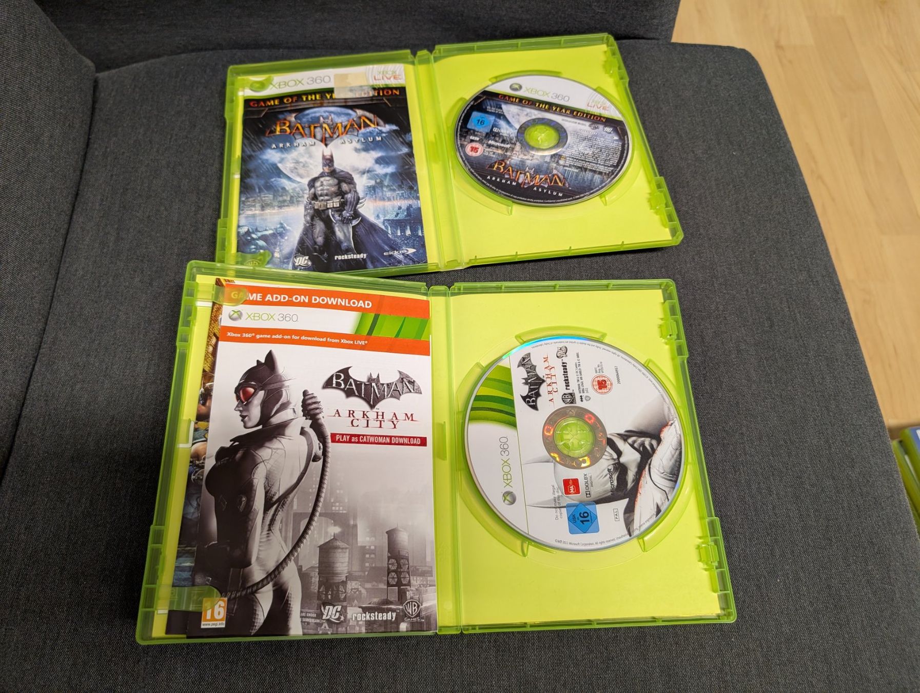 Giochi: Batman Arkham city  + arkham asylum Microsoft Xbox 360 – Usato da Giubiasco venduto da Ticinerd 2