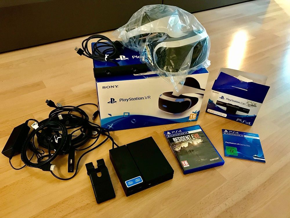 PS4 VR Brille inkl. Kamera OVP + Games | Comprare su Ricardo