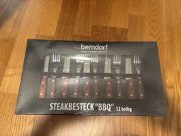 Berndorf Steakbesteck "BBQ" 12-teilig, Holzgriff, Neu in OVP