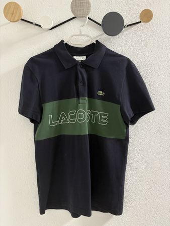 Polo Lacoste bleu et vert taille S REGULAR FIT - GOOD