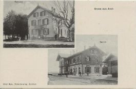 Arch BE 2 Bild AK Bahnhof Restaurant 1920 sehr gut erhalten