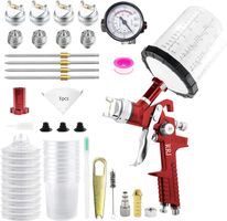 HVLP Lackierpistole Set mit 4 Düsen