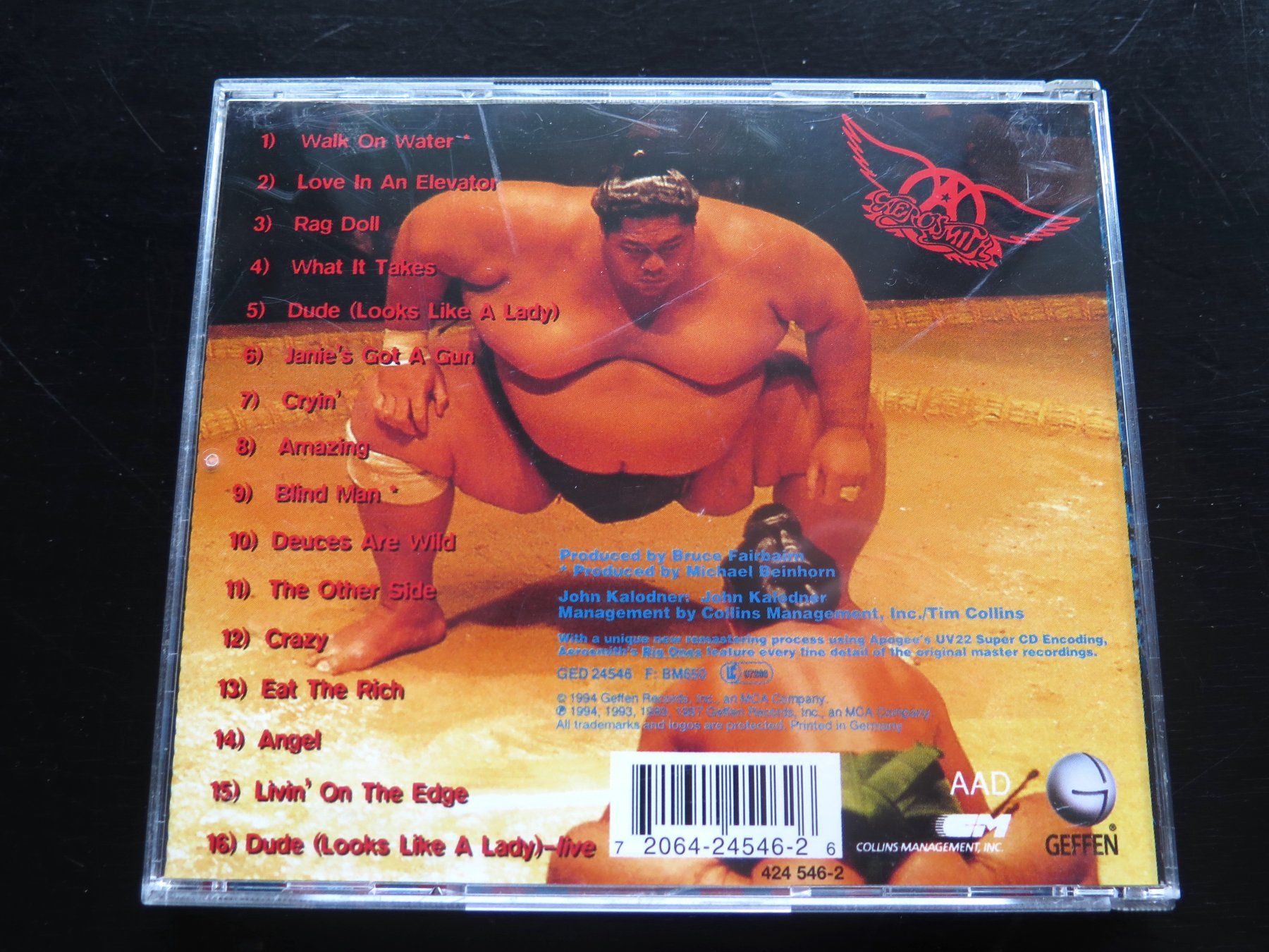 CD: (p) CD AEROSMITH: Big ones, 1994 – Usato da Bern venduto da Balzamico 1