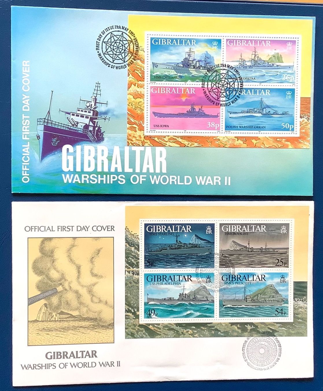 Tutti i francobolli: 1996-97 FDC Gibraltar Kriegsschiffe – Nuovo (secondo la descrizione) da Liestal venduto da Pep3