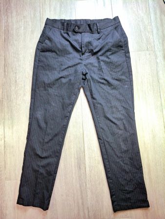 Pantalon homme rayé noir taille 41cm d'occasion