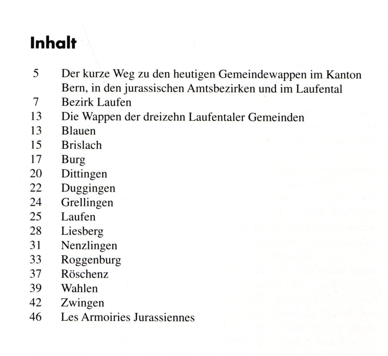 Libri: Kanton Basel-Landschaft, Bezirk Laufen, Gemeindewappen – Usato da Aarau venduto da Elmaar41 1