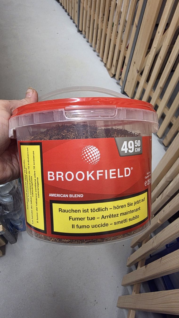 Tabak: BROOKFIELD AMERICAN BLEND Loser Tabak – Neu und originalverpackt aus Grüningen von scotus82