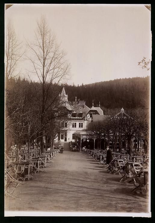 Fotografie & Manifesti: Fotografie Karlsbad, Cafe Kaiserpark, Br – Usato da Berlin venduto da bartko-reher
