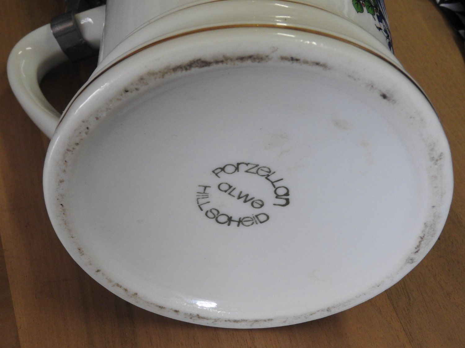 Bicchieri: Grosser Bierseidel - Bierkrug Alwe Hillscheid – Usato da Stetten AG venduto da Brissago25 5