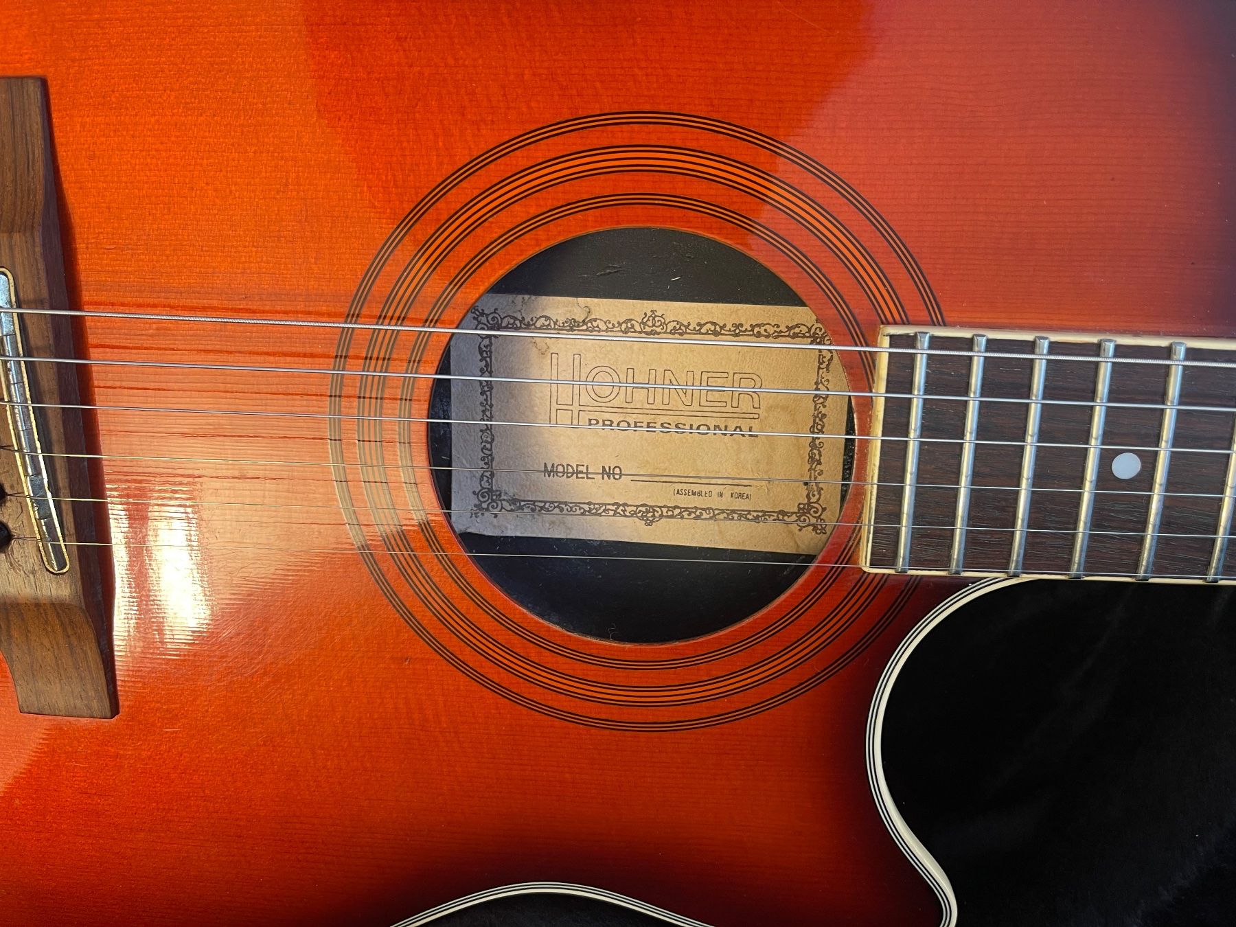 Hohner Strumenti musicali: Hohner Professional, Gitarre, Bridge Shadow Installed – Usato da Basel venduto da mariablanka 1