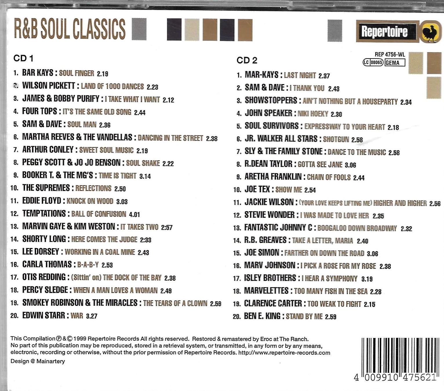 CD: R&B Soul Classics 2 CD's – Usato da Savagnier venduto da Ne2065 1