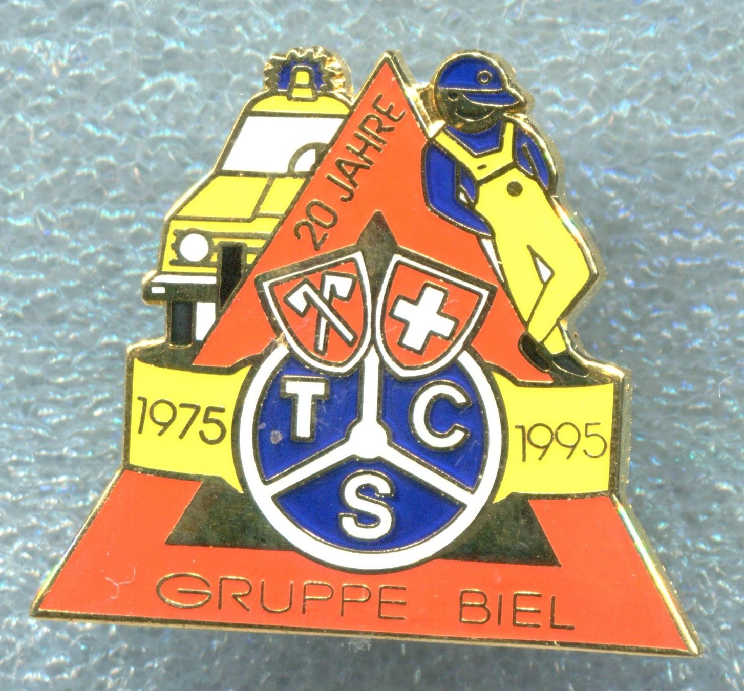 TCS Plaquettes & Badges: TCS  Gruppe Biel  Lim. 0187/1000 – D'occasion à Winterthur par Sammleroase