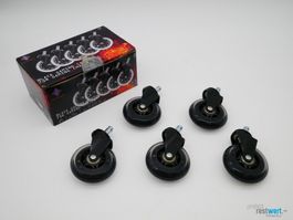 DELTACO GAMING 5x Gaming-Stuhl-Rollen