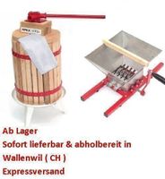 00071 - 24 Liter Obstpresse + Obstmühle 7 Liter Beerenpresse